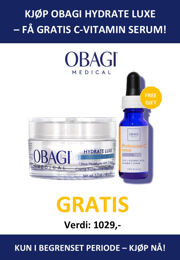 KAMPANJE -Hydrate Luxe Face Moisturizer - Få gratis 15% C-vitamin Serum 12,5ml